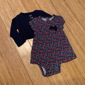 Babygirl Dress & matching Cardigan